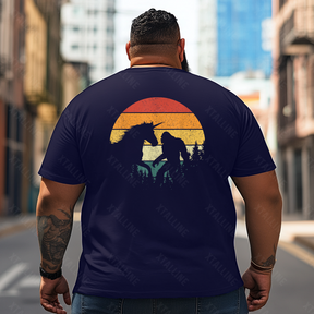 Bigfoot Sasquatch Yeti T0 5D2F 017 Men T Shirts Big and Tall Men Shirts Plus Size Short Sleeve Fashion Casual T Shirt Graphic Tee Shirts Tshirts