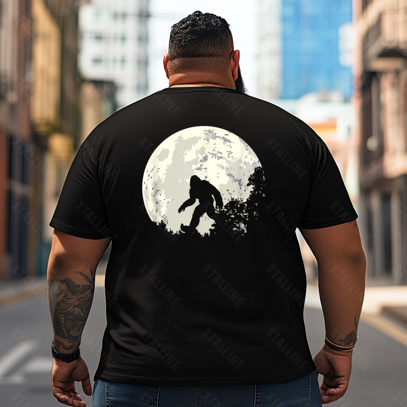 Bigfoot Sasquatch Yeti T0 5D2F 021 Men T Shirts Big and Tall Men Shirts Plus Size Short Sleeve Fashion Casual T Shirt Graphic Tee Shirts Tshirts