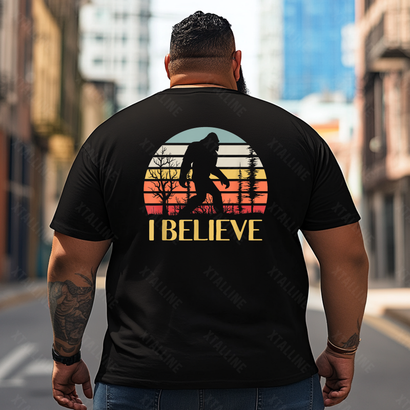 Bigfoot Sasquatch Yeti T0 5D2F 023 Men T Shirts Big and Tall Men Shirts Plus Size Short Sleeve Fashion Casual T Shirt Graphic Tee Shirts Tshirts