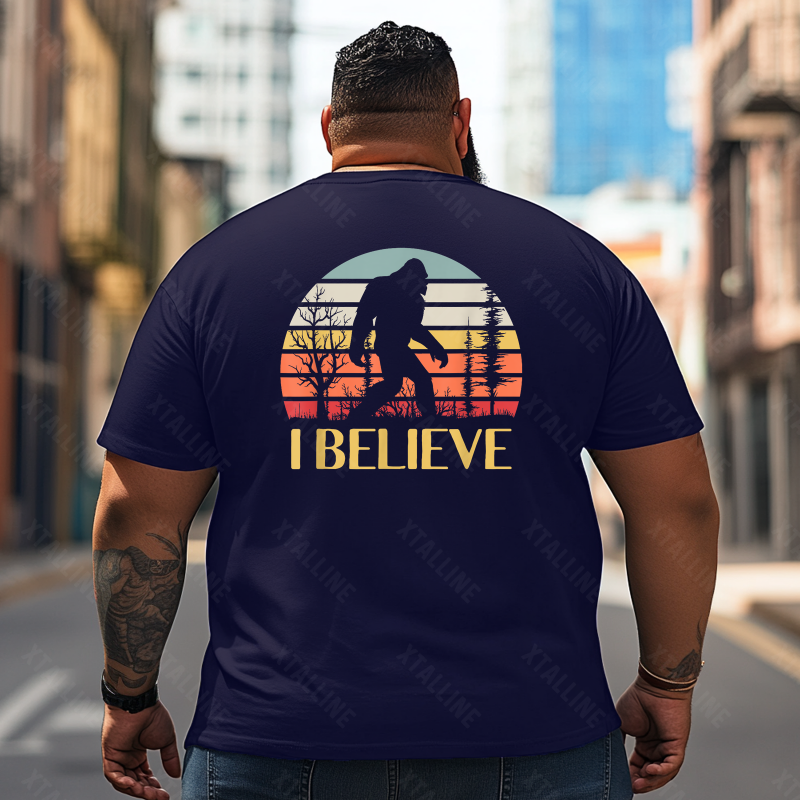 Bigfoot Sasquatch Yeti T0 5D2F 023 Men T Shirts Big and Tall Men Shirts Plus Size Short Sleeve Fashion Casual T Shirt Graphic Tee Shirts Tshirts