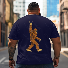 Bigfoot Sasquatch Yeti T0 5D2F 025 Men T Shirts Big and Tall Men Shirts Plus Size Short Sleeve Fashion Casual T Shirt Graphic Tee Shirts Tshirts