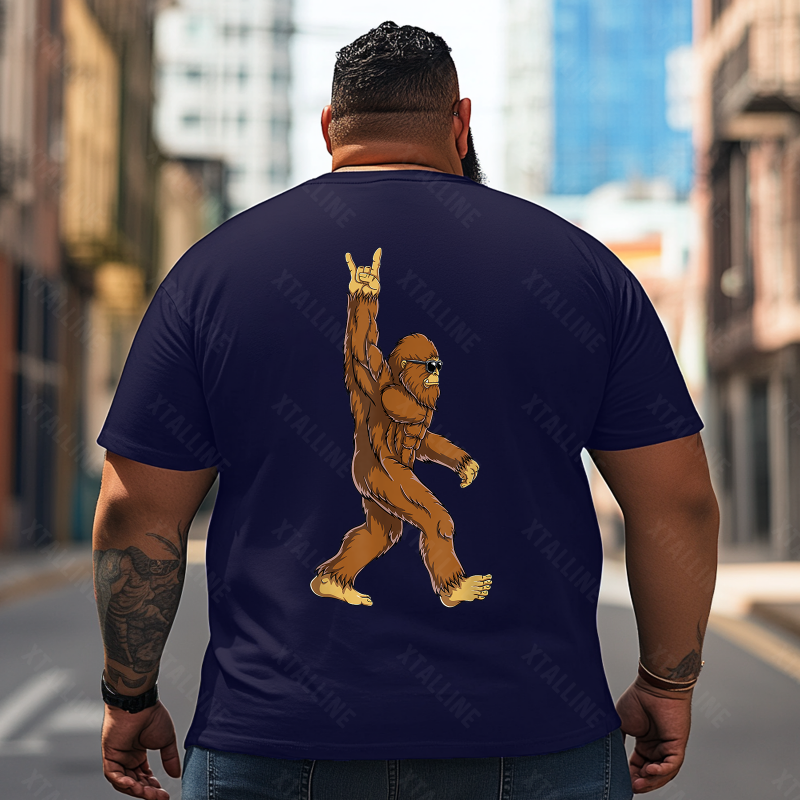 Bigfoot Sasquatch Yeti T0 5D2F 025 Men T Shirts Big and Tall Men Shirts Plus Size Short Sleeve Fashion Casual T Shirt Graphic Tee Shirts Tshirts