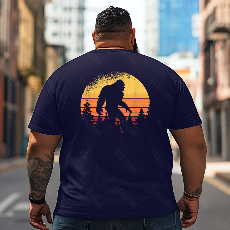 Bigfoot Sasquatch Yeti T0 5D2F 026 Men T Shirts Big and Tall Men Shirts Plus Size Short Sleeve Fashion Casual T Shirt Graphic Tee Shirts Tshirts