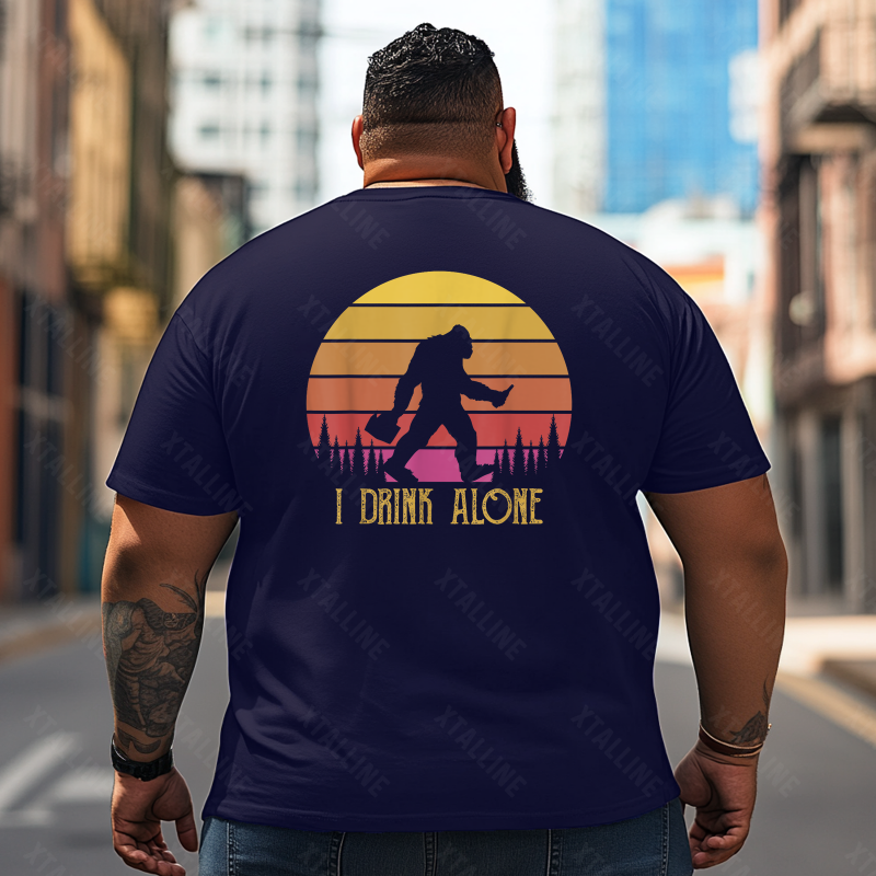 Bigfoot Sasquatch Yeti T0 5D2F 028 Men T Shirts Big and Tall Men Shirts Plus Size Short Sleeve Fashion Casual T Shirt Graphic Tee Shirts Tshirts