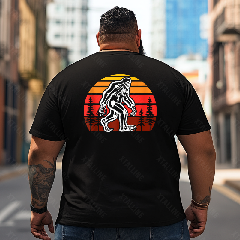 Bigfoot Sasquatch Yeti T0 5D2F 029 Men T Shirts Big and Tall Men Shirts Plus Size Short Sleeve Fashion Casual T Shirt Graphic Tee Shirts Tshirts