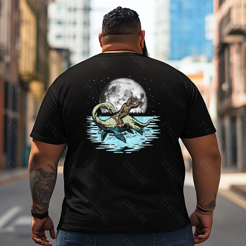 Bigfoot Sasquatch Yeti T0 5D2F 030 Men T Shirts Big and Tall Men Shirts Plus Size Short Sleeve Fashion Casual T Shirt Graphic Tee Shirts Tshirts