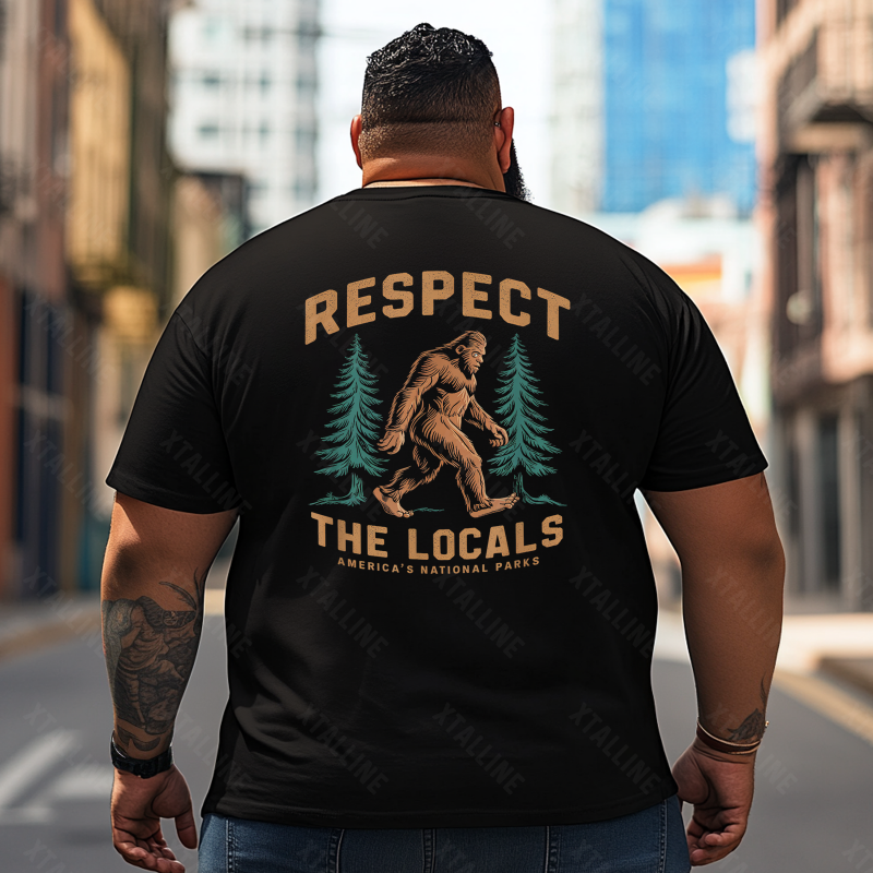 Bigfoot Sasquatch Yeti T0 5D2F 033 Men T Shirts Big and Tall Men Shirts Plus Size Short Sleeve Fashion Casual T Shirt Graphic Tee Shirts Tshirts