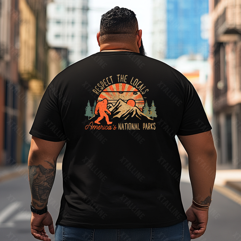 Bigfoot Sasquatch Yeti T0 5D2F 034 Men T Shirts Big and Tall Men Shirts Plus Size Short Sleeve Fashion Casual T Shirt Graphic Tee Shirts Tshirts