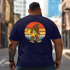 Bigfoot Sasquatch Yeti T0 5D2F 035 Men T Shirts Big and Tall Men Shirts Plus Size Short Sleeve Fashion Casual T Shirt Graphic Tee Shirts Tshirts