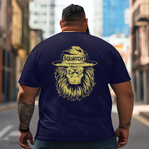 Bigfoot Sasquatch Yeti T0 5D2F 036 Men T Shirts Big and Tall Men Shirts Plus Size Short Sleeve Fashion Casual T Shirt Graphic Tee Shirts Tshirts
