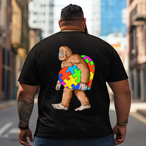 Bigfoot Sasquatch Yeti T0 5D2F 037 Men T Shirts Big and Tall Men Shirts Plus Size Short Sleeve Fashion Casual T Shirt Graphic Tee Shirts Tshirts
