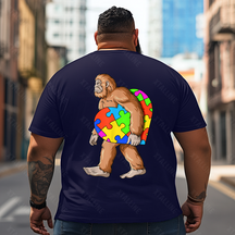 Bigfoot Sasquatch Yeti T0 5D2F 037 Men T Shirts Big and Tall Men Shirts Plus Size Short Sleeve Fashion Casual T Shirt Graphic Tee Shirts Tshirts