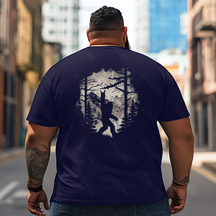Bigfoot Sasquatch Yeti T0 5D2F 040 Men T Shirts Big and Tall Men Shirts Plus Size Short Sleeve Fashion Casual T Shirt Graphic Tee Shirts Tshirts