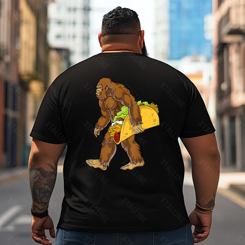 Bigfoot Sasquatch Yeti T0 5D2F 041 Men T Shirts Big and Tall Men Shirts Plus Size Short Sleeve Fashion Casual T Shirt Graphic Tee Shirts Tshirts