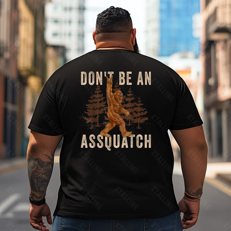Bigfoot Sasquatch Yeti T0 5D2F 044 Men T Shirts Big and Tall Men Shirts Plus Size Short Sleeve Fashion Casual T Shirt Graphic Tee Shirts Tshirts