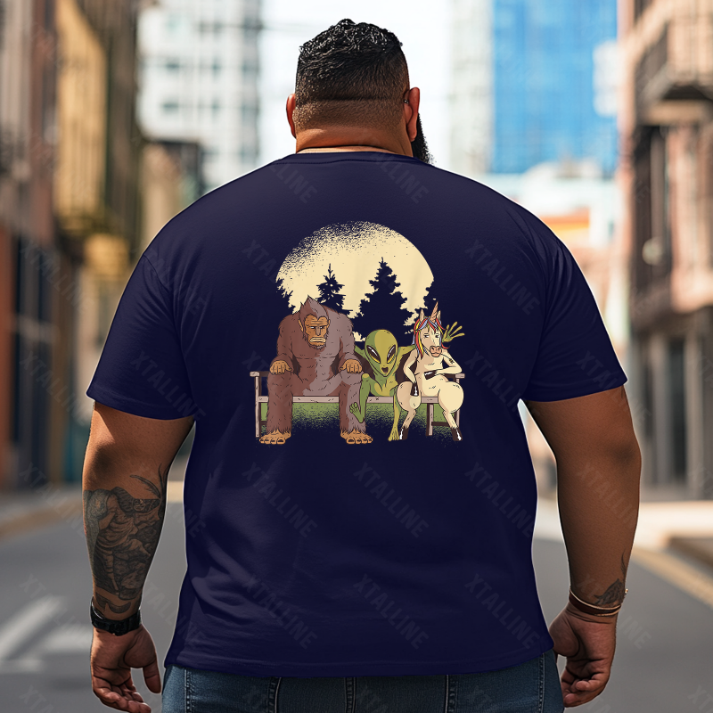 Bigfoot Sasquatch Yeti T0 5D2F 046 Men T Shirts Big and Tall Men Shirts Plus Size Short Sleeve Fashion Casual T Shirt Graphic Tee Shirts Tshirts