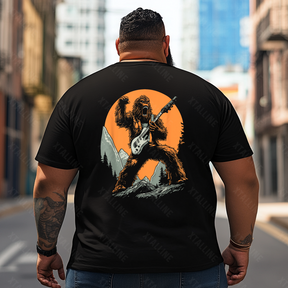 Bigfoot Sasquatch Yeti T0 5D2F 048 Men T Shirts Big and Tall Men Shirts Plus Size Short Sleeve Fashion Casual T Shirt Graphic Tee Shirts Tshirts