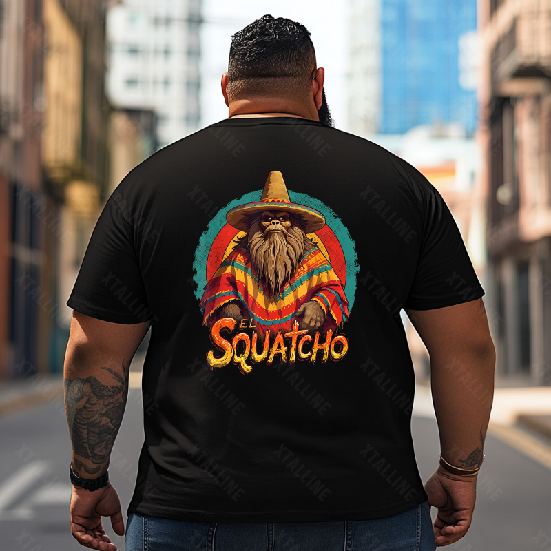 Bigfoot Sasquatch Yeti T0 5D2F 050 Men T Shirts Big and Tall Men Shirts Plus Size Short Sleeve Fashion Casual T Shirt Graphic Tee Shirts Tshirts