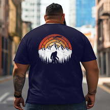 Bigfoot Sasquatch Yeti T0 5D2F 054 Men T Shirts Big and Tall Men Shirts Plus Size Short Sleeve Fashion Casual T Shirt Graphic Tee Shirts Tshirts