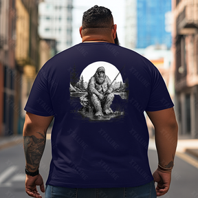 Bigfoot Sasquatch Yeti T0 5D2F 055 Men T Shirts Big and Tall Men Shirts Plus Size Short Sleeve Fashion Casual T Shirt Graphic Tee Shirts Tshirts