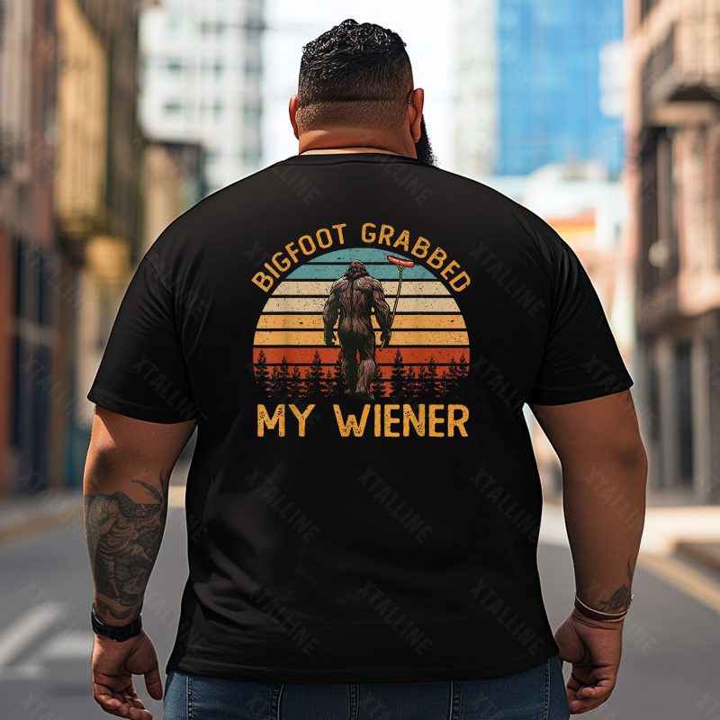 Bigfoot Sasquatch Yeti T0 5D2F 059 Men T Shirts Big and Tall Men Shirts Plus Size Short Sleeve Fashion Casual T Shirt Graphic Tee Shirts Tshirts