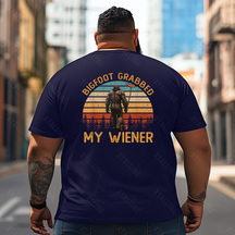 Bigfoot Sasquatch Yeti T0 5D2F 059 Men T Shirts Big and Tall Men Shirts Plus Size Short Sleeve Fashion Casual T Shirt Graphic Tee Shirts Tshirts