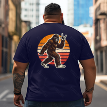 Bigfoot Sasquatch Yeti T0 5D2F 061 Men T Shirts Big and Tall Men Shirts Plus Size Short Sleeve Fashion Casual T Shirt Graphic Tee Shirts Tshirts