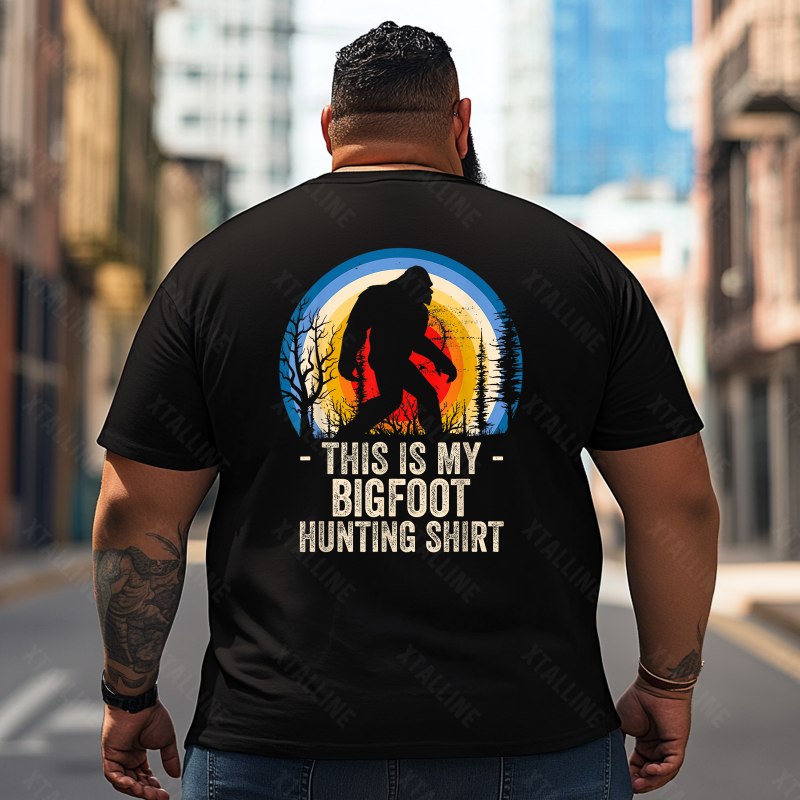 Bigfoot Sasquatch Yeti T0 5D2F 064 Men T Shirts Big and Tall Men Shirts Plus Size Short Sleeve Fashion Casual T Shirt Graphic Tee Shirts Tshirts