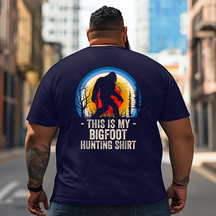 Bigfoot Sasquatch Yeti T0 5D2F 064 Men T Shirts Big and Tall Men Shirts Plus Size Short Sleeve Fashion Casual T Shirt Graphic Tee Shirts Tshirts