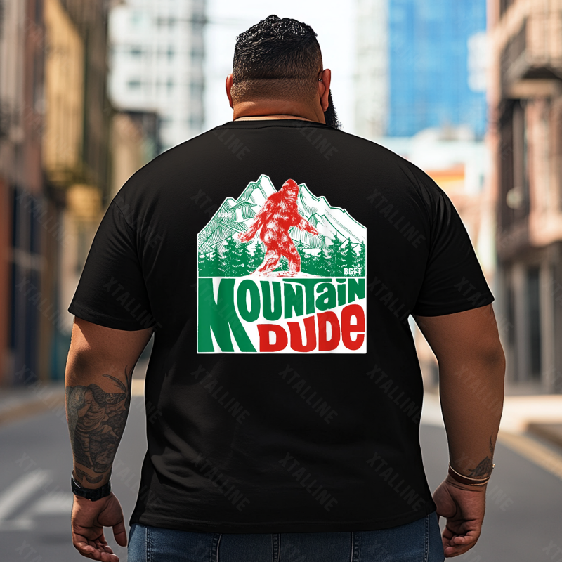 Bigfoot Sasquatch Yeti T0 5D2F 065 Men T Shirts Big and Tall Men Shirts Plus Size Short Sleeve Fashion Casual T Shirt Graphic Tee Shirts Tshirts