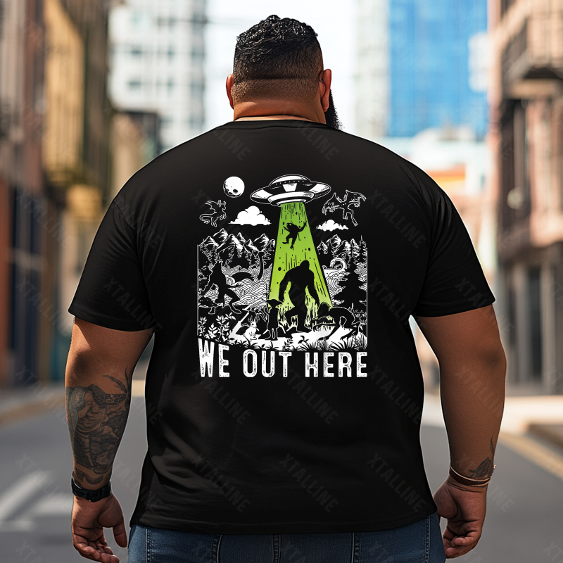 Bigfoot Sasquatch Yeti T0 5D2F 068 Men T Shirts Big and Tall Men Shirts Plus Size Short Sleeve Fashion Casual T Shirt Graphic Tee Shirts Tshirts