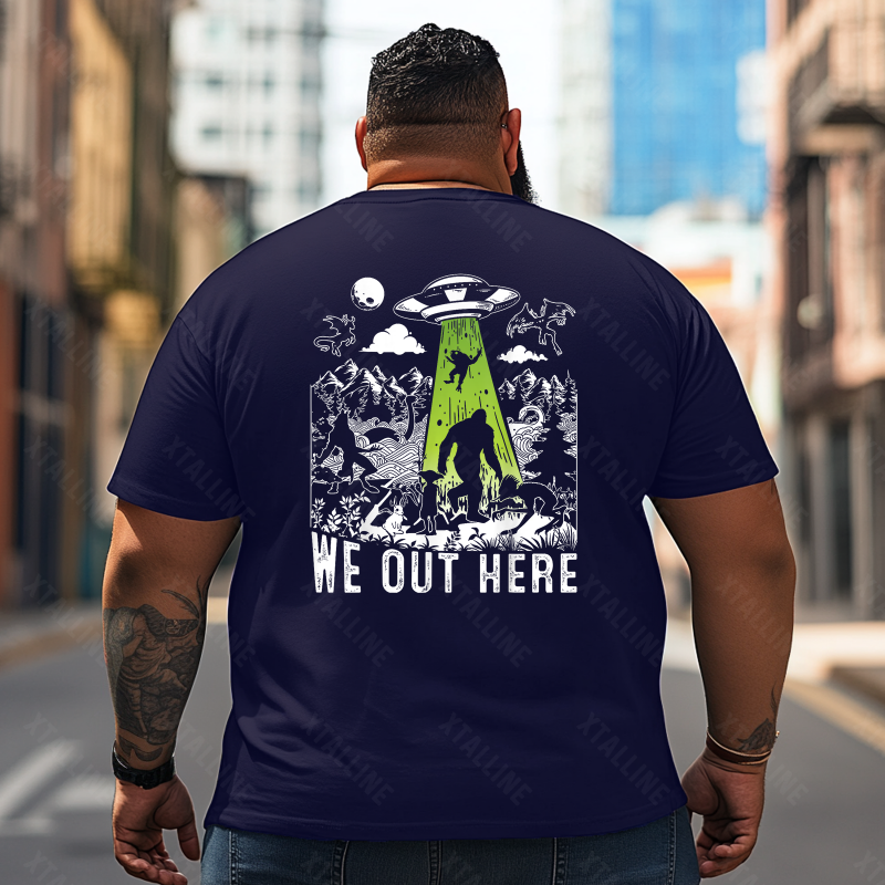Bigfoot Sasquatch Yeti T0 5D2F 068 Men T Shirts Big and Tall Men Shirts Plus Size Short Sleeve Fashion Casual T Shirt Graphic Tee Shirts Tshirts