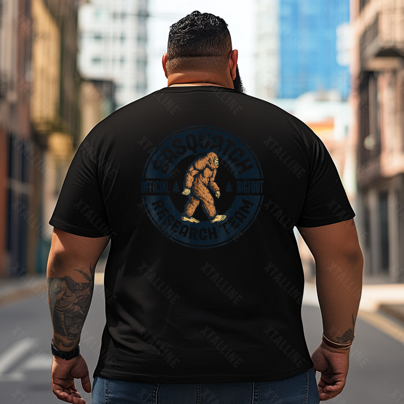 Bigfoot Sasquatch Yeti T0 5D2F 069 Men T Shirts Big and Tall Men Shirts Plus Size Short Sleeve Fashion Casual T Shirt Graphic Tee Shirts Tshirts
