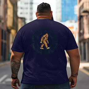 Bigfoot Sasquatch Yeti T0 5D2F 069 Men T Shirts Big and Tall Men Shirts Plus Size Short Sleeve Fashion Casual T Shirt Graphic Tee Shirts Tshirts
