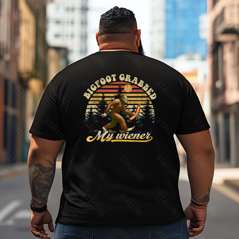 Bigfoot Sasquatch Yeti T0 5D2F 070 Men T Shirts Big and Tall Men Shirts Plus Size Short Sleeve Fashion Casual T Shirt Graphic Tee Shirts Tshirts