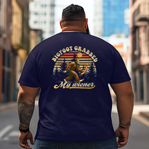 Bigfoot Sasquatch Yeti T0 5D2F 070 Men T Shirts Big and Tall Men Shirts Plus Size Short Sleeve Fashion Casual T Shirt Graphic Tee Shirts Tshirts