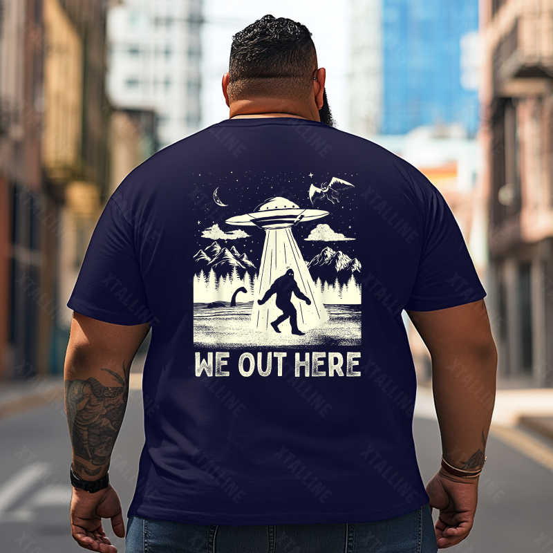 Bigfoot Sasquatch Yeti T0 5D2F 072 Men T Shirts Big and Tall Men Shirts Plus Size Short Sleeve Fashion Casual T Shirt Graphic Tee Shirts Tshirts