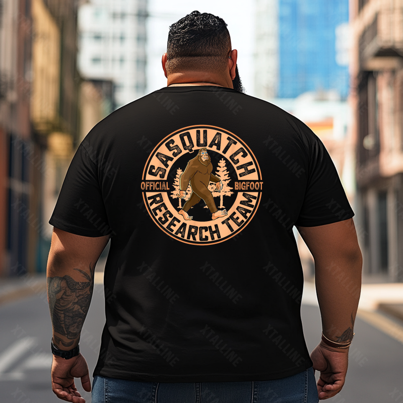 Bigfoot Sasquatch Yeti T0 5D2F 073 Men T Shirts Big and Tall Men Shirts Plus Size Short Sleeve Fashion Casual T Shirt Graphic Tee Shirts Tshirts