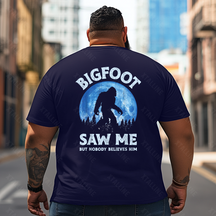 Bigfoot Sasquatch Yeti T0 5D2F 077 Men T Shirts Big and Tall Men Shirts Plus Size Short Sleeve Fashion Casual T Shirt Graphic Tee Shirts Tshirts