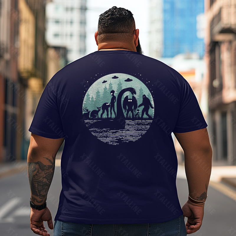Bigfoot Sasquatch Yeti T0 5D2F 079 Men T Shirts Big and Tall Men Shirts Plus Size Short Sleeve Fashion Casual T Shirt Graphic Tee Shirts Tshirts