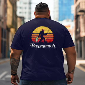 Bigfoot Sasquatch Yeti T0 5D2F 080 Men T Shirts Big and Tall Men Shirts Plus Size Short Sleeve Fashion Casual T Shirt Graphic Tee Shirts Tshirts