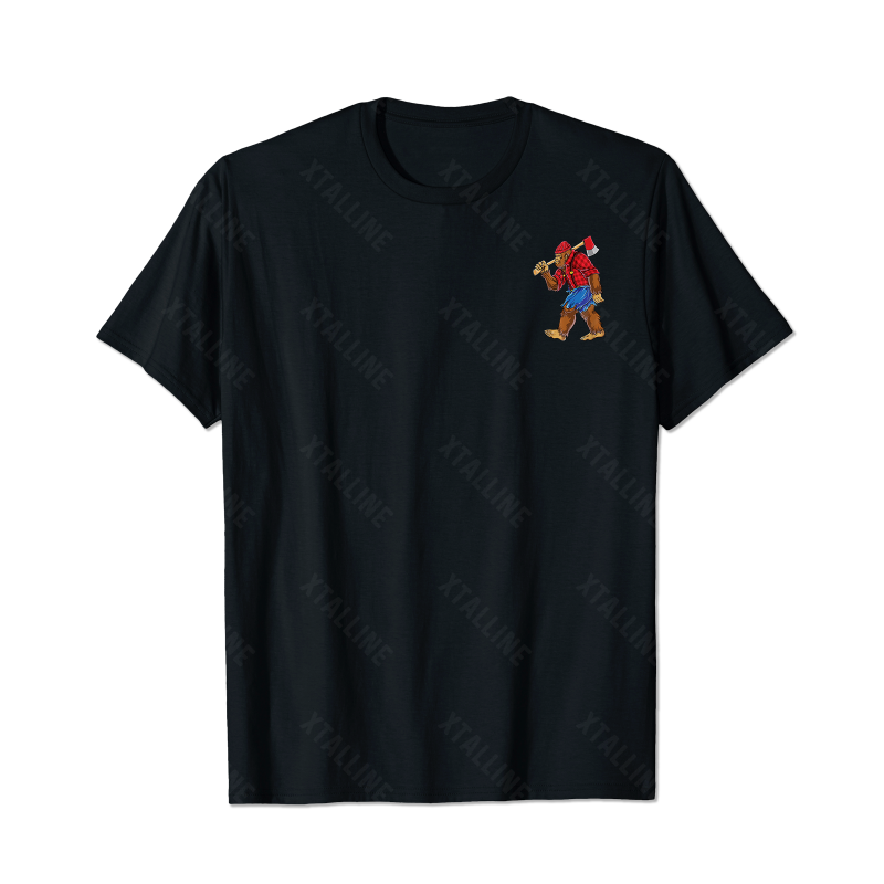 Bigfoot Sasquatch Yeti T0 5D2F 081 Men T Shirts Big and Tall Men Shirts Plus Size Short Sleeve Fashion Casual T Shirt Graphic Tee Shirts Tshirts