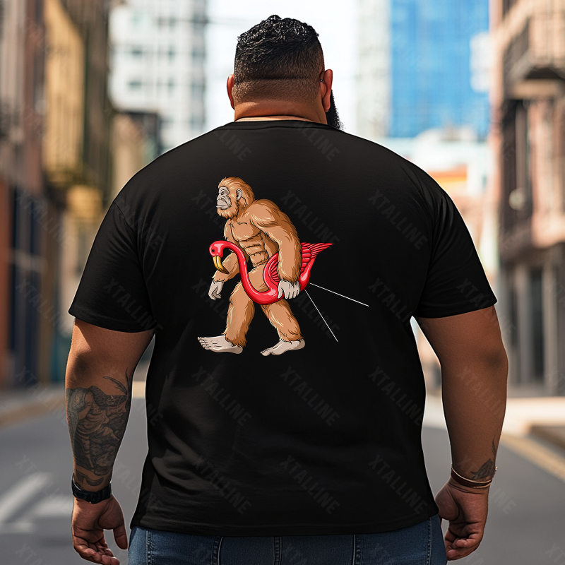 Bigfoot Sasquatch Yeti T0 5D2F 083 Men T Shirts Big and Tall Men Shirts Plus Size Short Sleeve Fashion Casual T Shirt Graphic Tee Shirts Tshirts