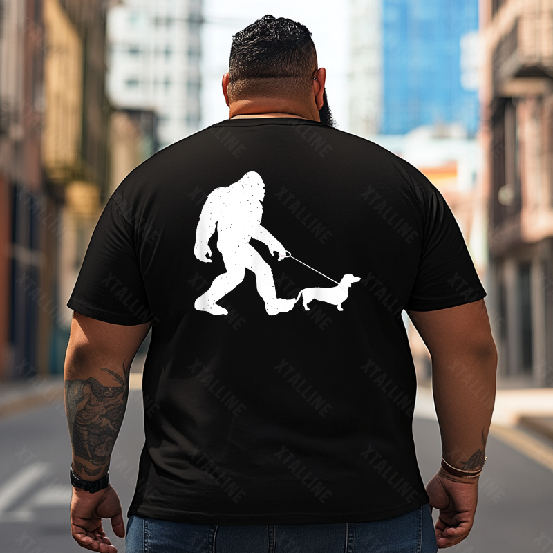 Bigfoot Sasquatch Yeti T0 5D2F 084 Men T Shirts Big and Tall Men Shirts Plus Size Short Sleeve Fashion Casual T Shirt Graphic Tee Shirts Tshirts