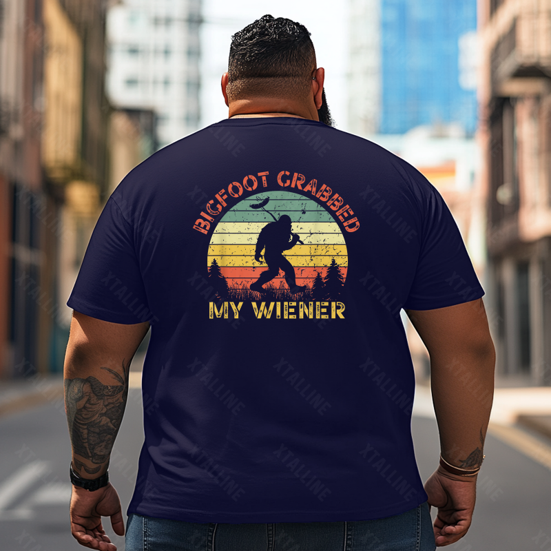 Bigfoot Sasquatch Yeti T0 5D2F 088 Men T Shirts Big and Tall Men Shirts Plus Size Short Sleeve Fashion Casual T Shirt Graphic Tee Shirts Tshirts