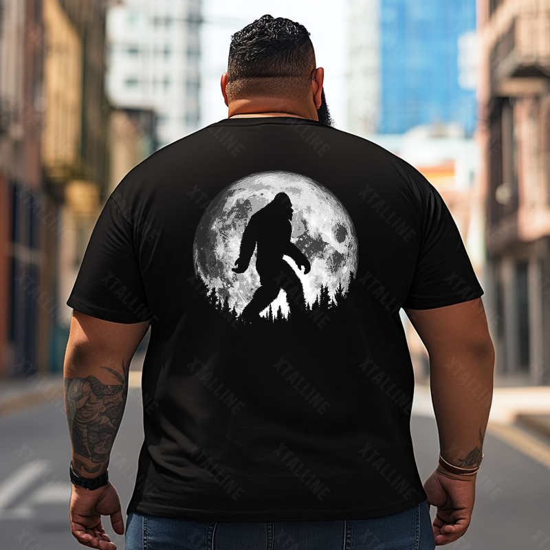 Bigfoot Sasquatch Yeti T0 5D2F 090 Men T Shirts Big and Tall Men Shirts Plus Size Short Sleeve Fashion Casual T Shirt Graphic Tee Shirts Tshirts