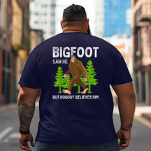 Bigfoot Sasquatch Yeti T0 5D2F 091 Men T Shirts Big and Tall Men Shirts Plus Size Short Sleeve Fashion Casual T Shirt Graphic Tee Shirts Tshirts