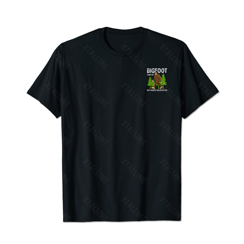 Bigfoot Sasquatch Yeti T0 5D2F 091 Men T Shirts Big and Tall Men Shirts Plus Size Short Sleeve Fashion Casual T Shirt Graphic Tee Shirts Tshirts