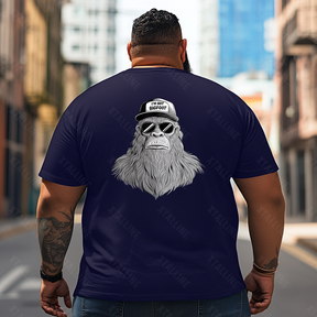 Bigfoot Sasquatch Yeti T0 5D2F 092 Men T Shirts Big and Tall Men Shirts Plus Size Short Sleeve Fashion Casual T Shirt Graphic Tee Shirts Tshirts