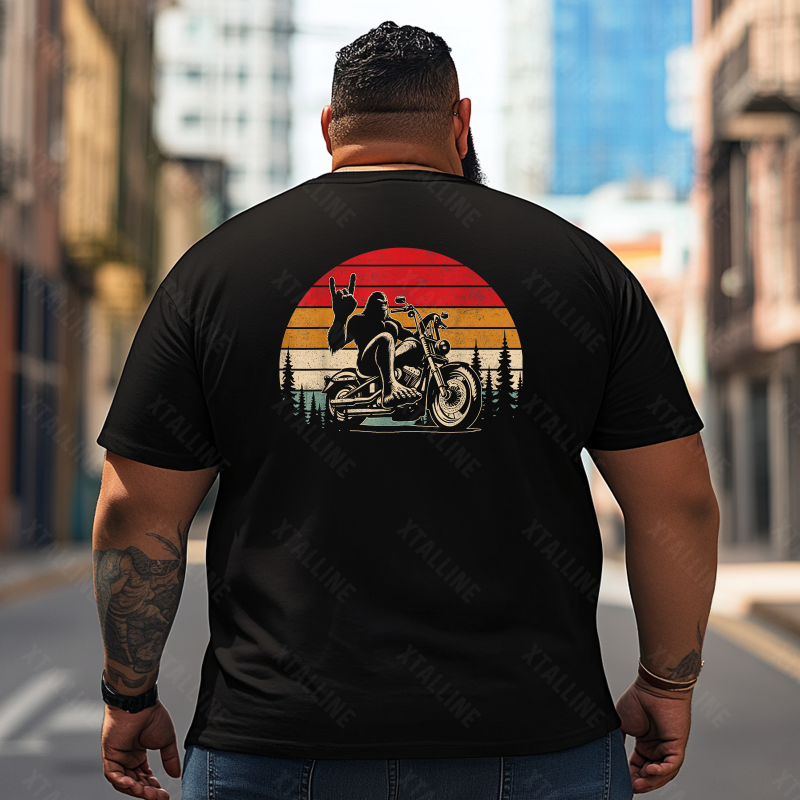 Bigfoot Sasquatch Yeti T0 5D2F 097 Men T Shirts Big and Tall Men Shirts Plus Size Short Sleeve Fashion Casual T Shirt Graphic Tee Shirts Tshirts